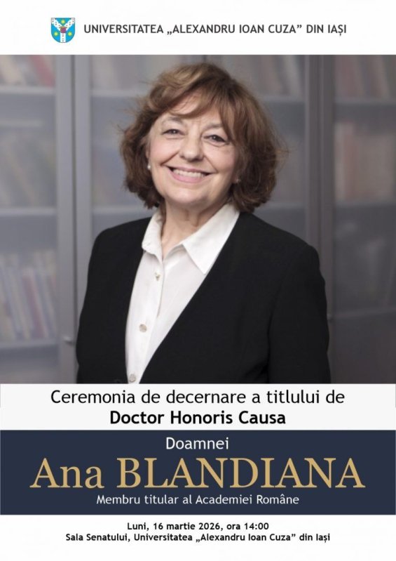 Ana Blandiana, doctor honoris causa al Universității din Iași 357098