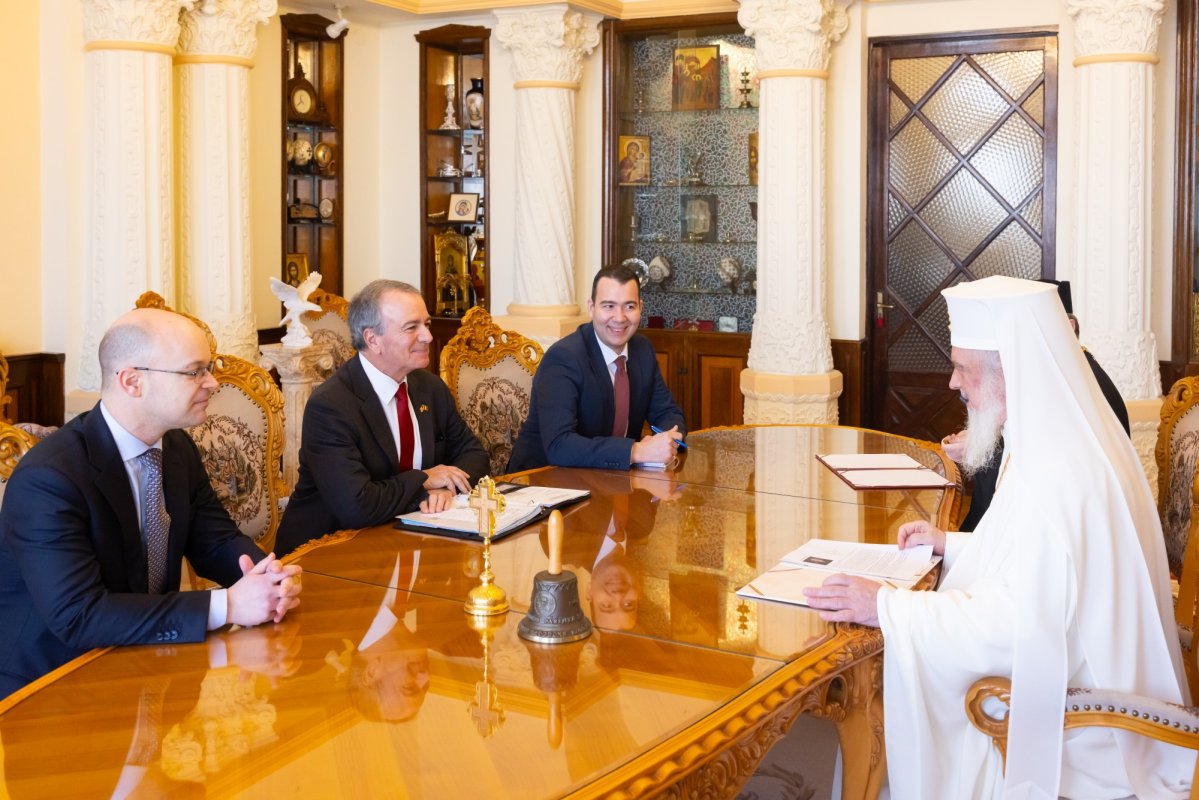 Noul ambasador al SUA la București, în vizită de prezentare la Patriarhia Română 357709