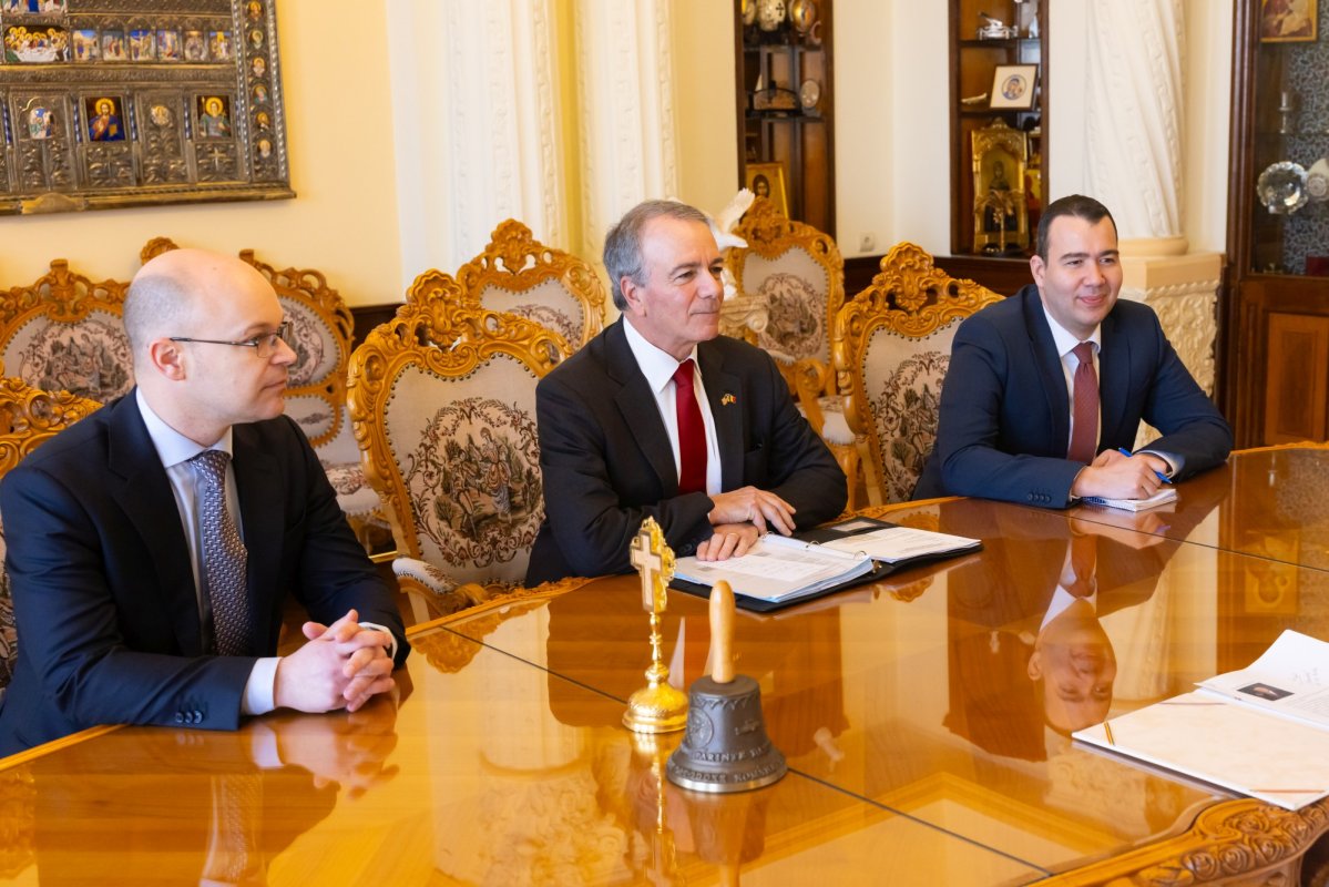 Noul ambasador al SUA la București, în vizită de prezentare la Patriarhia Română 357710