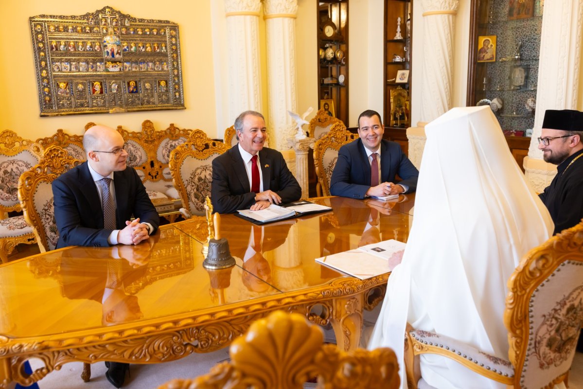 Noul ambasador al SUA la București, în vizită de prezentare la Patriarhia Română 357713