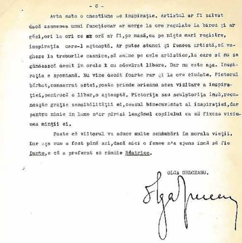 Olga Greceanu - femeia și arta plastică 357647