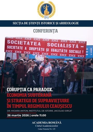 Conferință despre economia comunistă subterană la Academia Română 358002