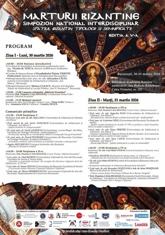 Simpozionul național interdisciplinar „Mărturii bizantine” 358082