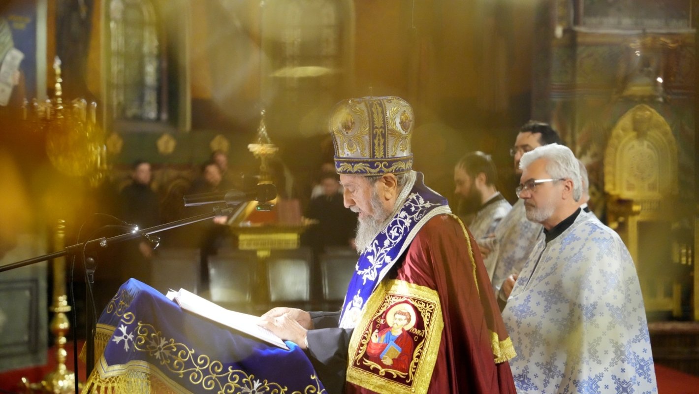 Denia Acatistului Bunei Vestiri, săvârșită la Catedrala Mitropolitană din Sibiu 358476