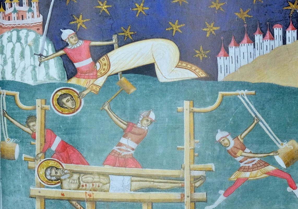 Sf. Sfinţiţi Mc. Marcu, Episcopul Aretuselor, şi Chiril diaconul; Sf. Mc. Iona şi Varahisie; Sf. Ier. Diadoh, Episcopul Foticeei 358512