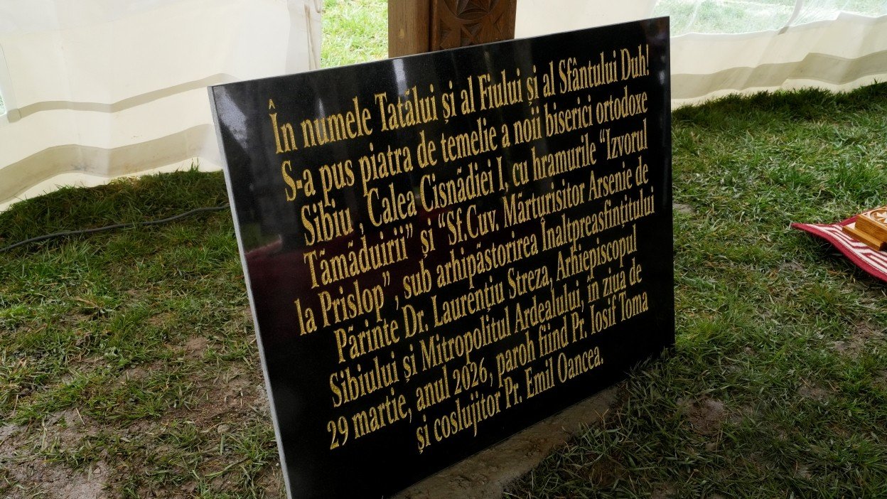 Piatră de temelie pentru noua biserică din Cisnădie‑Cartierul Arhitecţilor 358598