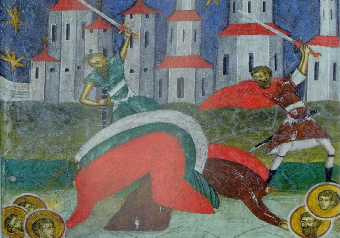 Sfânta şi Marea Vineri (Zi aliturgică. Denia Prohodului Domnului); Sf. Mc. Terentie, Pompei, African, Maxim şi Dima 359569