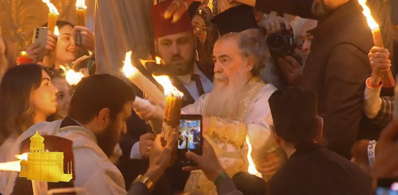 S‑a coborât Sfânta Lumină la Ierusalim 359714