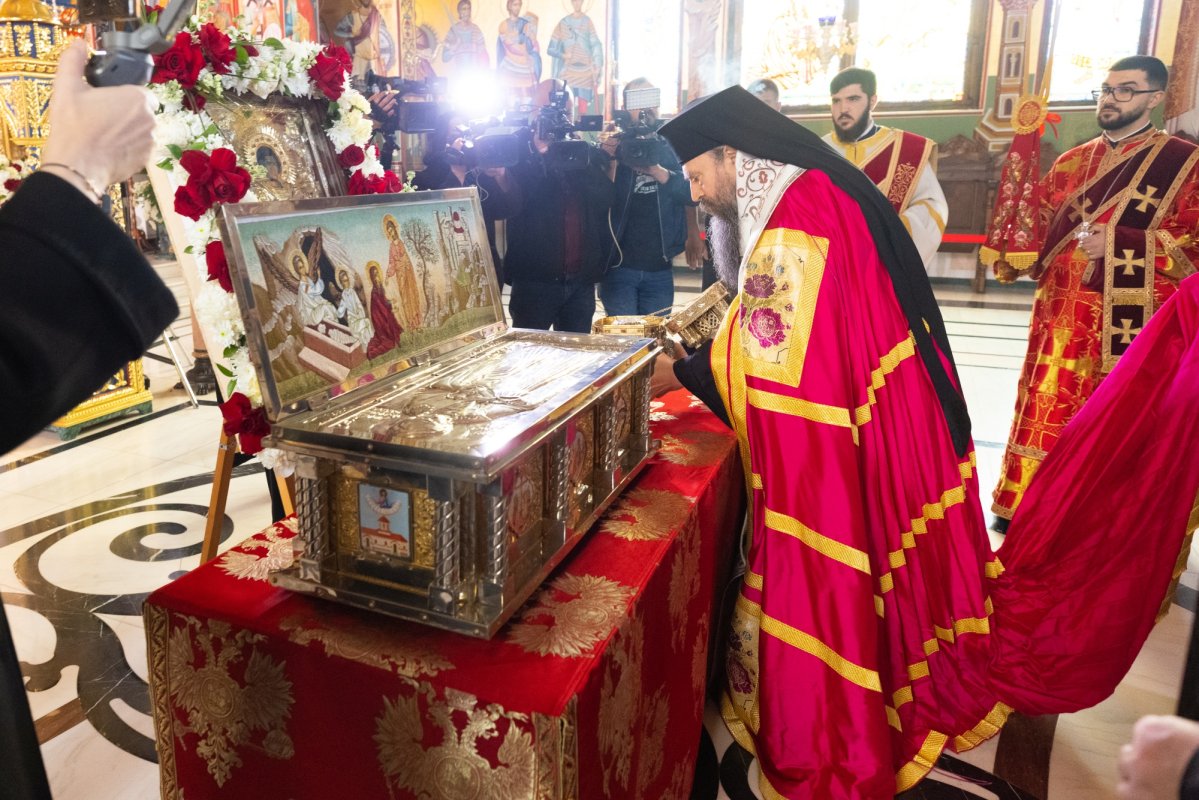 Capul Sfântului Mare Mucenic Gheorghe la Mănăstirea Pantocrator 360721