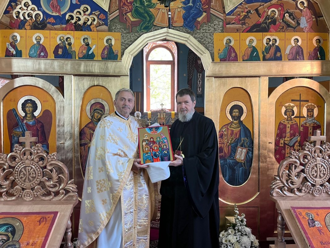 Slujbă de târnosire la biserica din Telechiu, Protopopiatul Oradea 361307