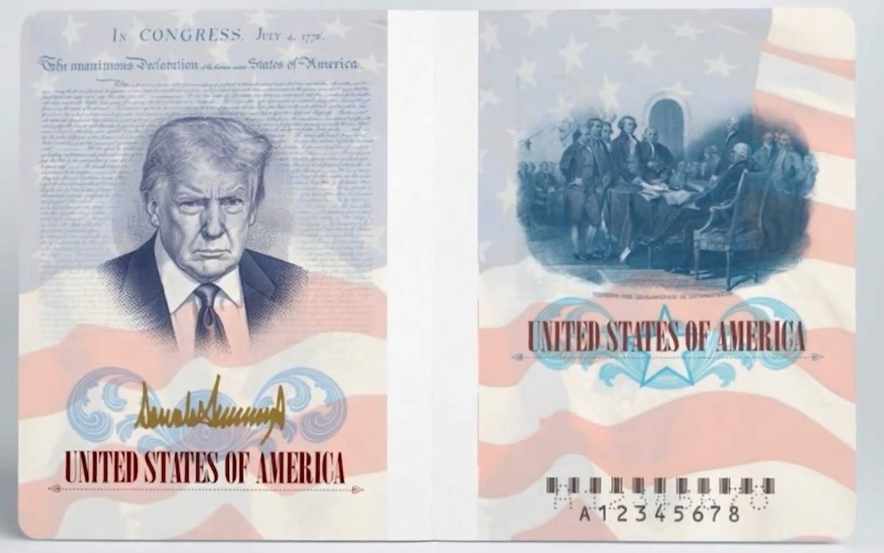 Pașapoarte cu efigia lui Trump 361560