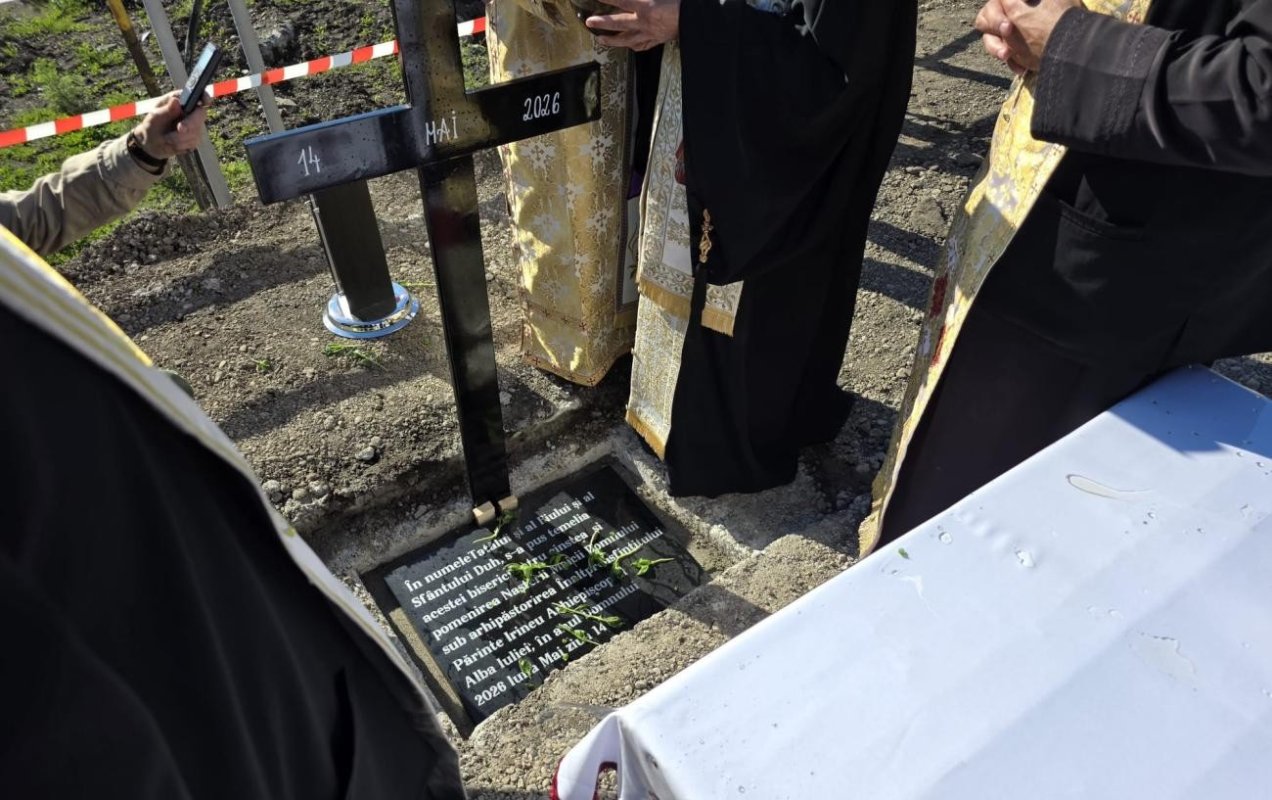 Slujba punerii pietrei de temelie a noii biserici din Parohia Târgu Mureș IX 362870