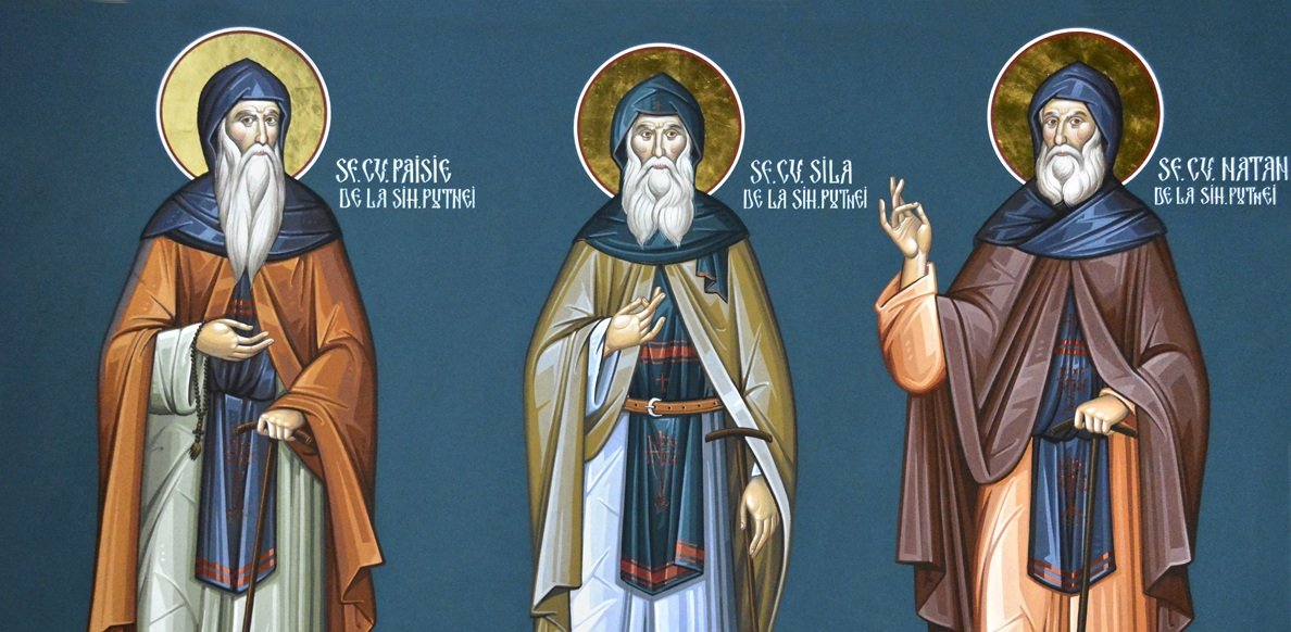 Sf. Cuv. Sila, Paisie şi Natan de la Sihăstria Putnei; Sf. Cuv. Teodor cel Sfinţit 362906