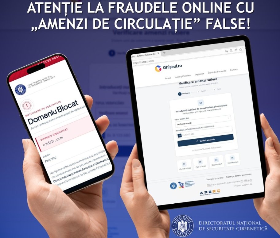 Mesaje frauduloase privind o falsă amendă 363168