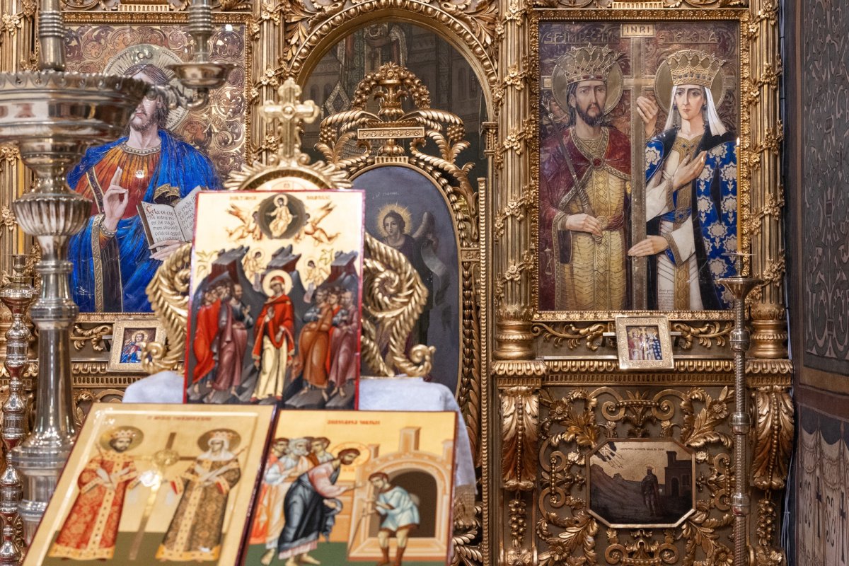 Slujba Privegherii în cinstea a două mari sărbători la Catedrala Patriarhală 363362