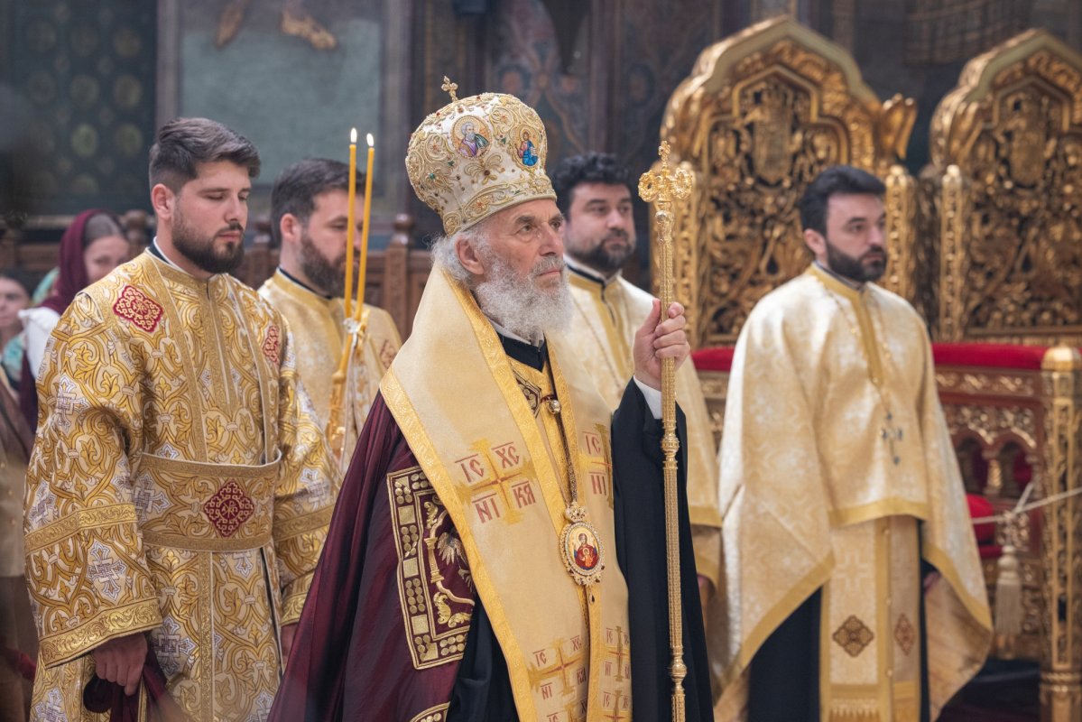 Slujba Privegherii în cinstea a două mari sărbători la Catedrala Patriarhală 363367