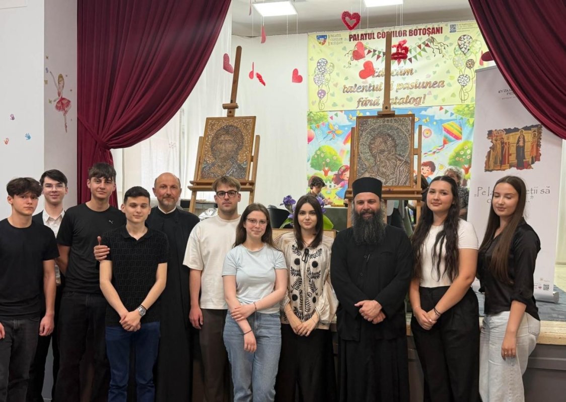 Copiii din Botoșani au descoperit arta mozaicului în cadrul Atelierului Eikon - IBMF 2026 363857
