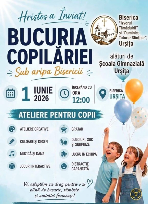 Ziua copiilor în curtea bisericii 363980