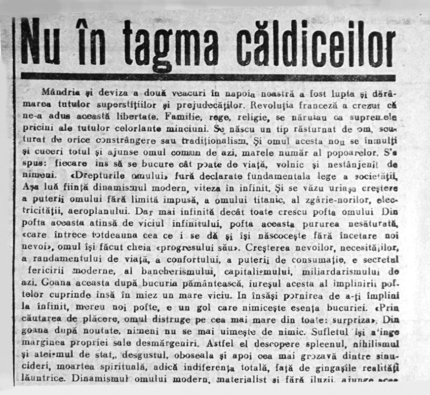 Părintele Daniil Sandu Tudor: Să nu fiți căldicei! 364507