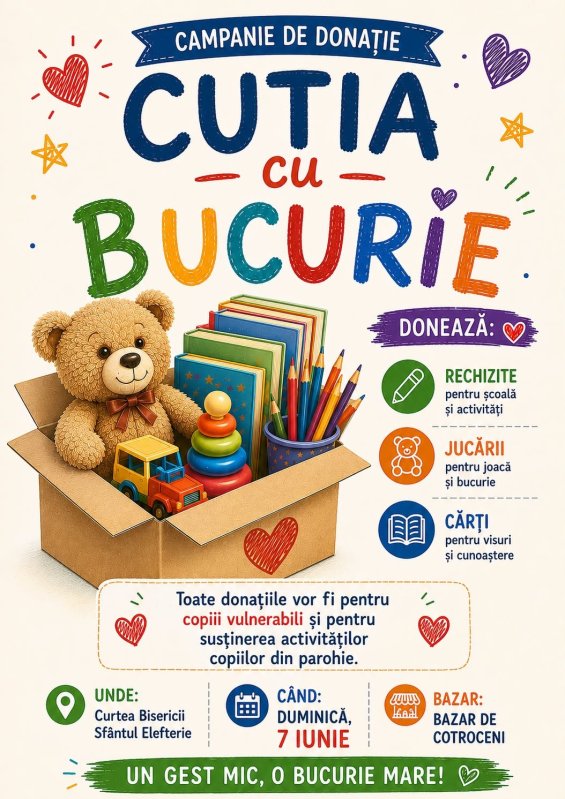 Acțiune filantropică la Parohia „Sfântul Elefterie” din Capitală 364659