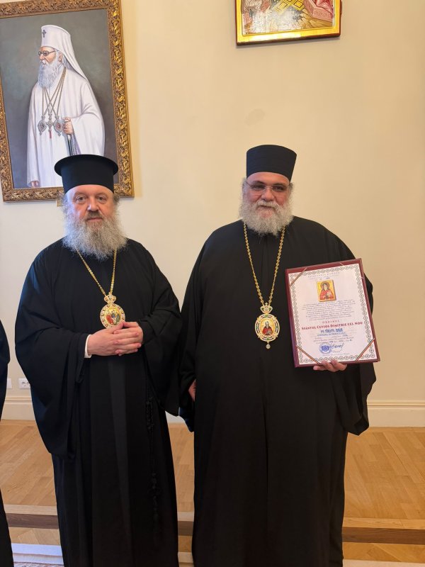 Mitropolitul Isaia de Tamassos și Orinis în vizită la Patriarhia Română 364908