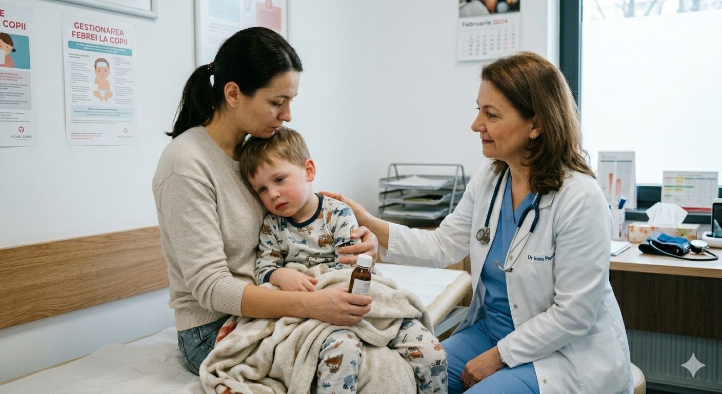 Febra la copil, între îngrijorarea părinților și realitatea medicală 365170
