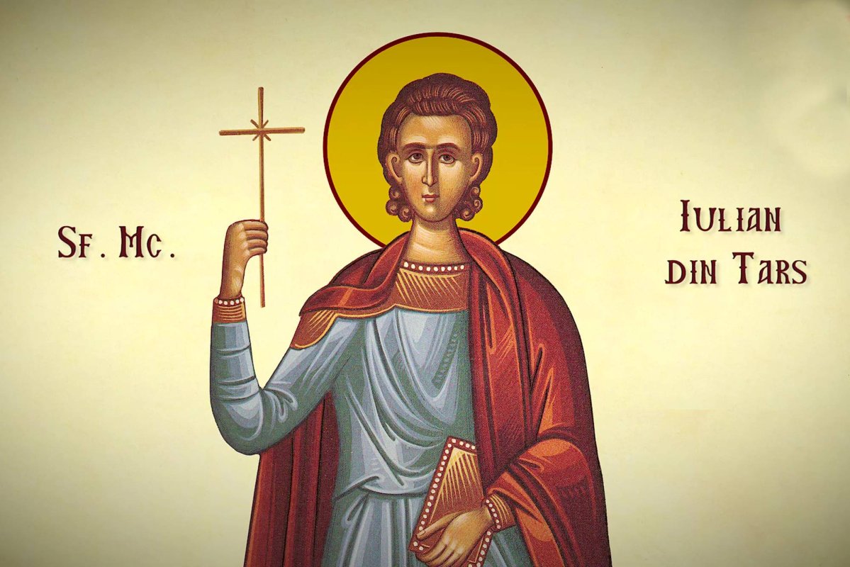 Sf. Mc. Iulian din Tars și Afrodisie (Dezlegare la pește); Duminica a 3-a după Rusalii (a Sfinților Athoniți) 366079