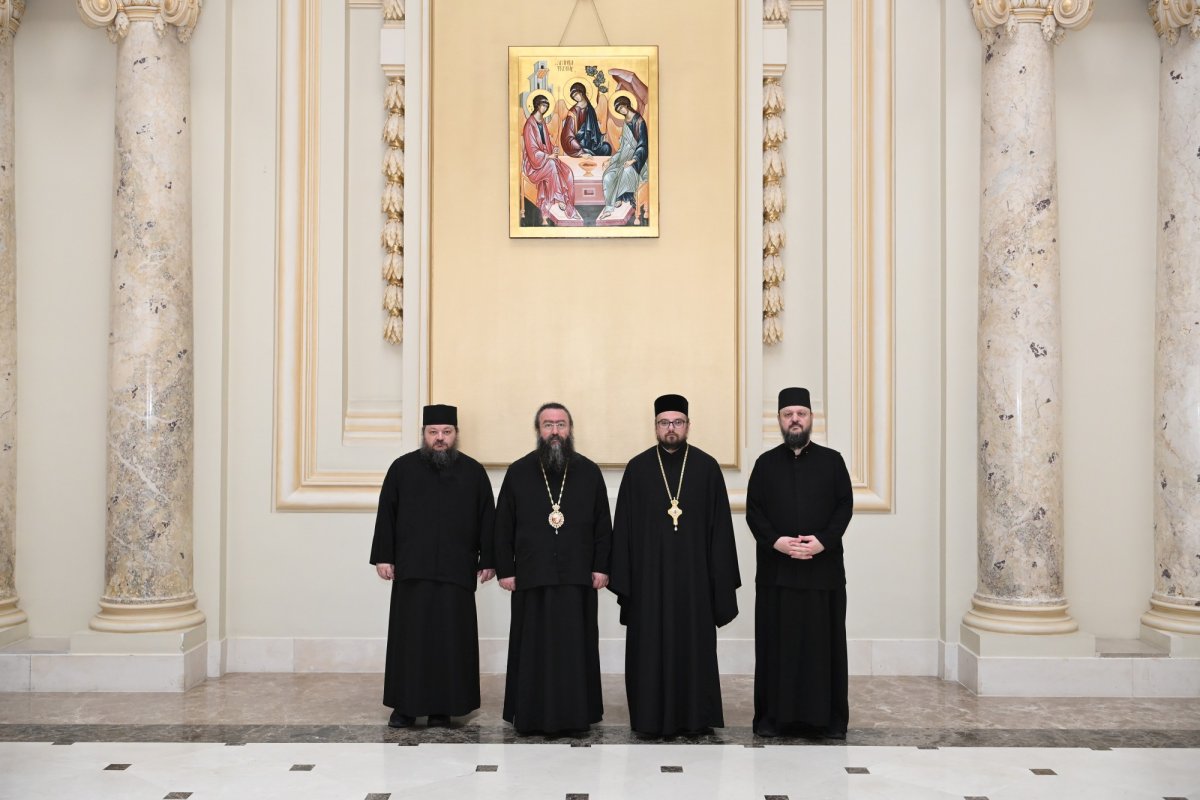 Delegație din Patriarhia Antiohiei în vizită la Palatul Patriarhiei  367125