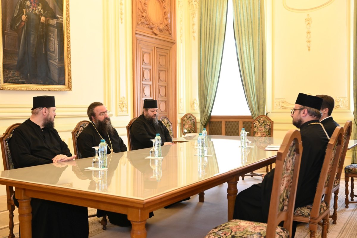 Delegație din Patriarhia Antiohiei în vizită la Palatul Patriarhiei  367127