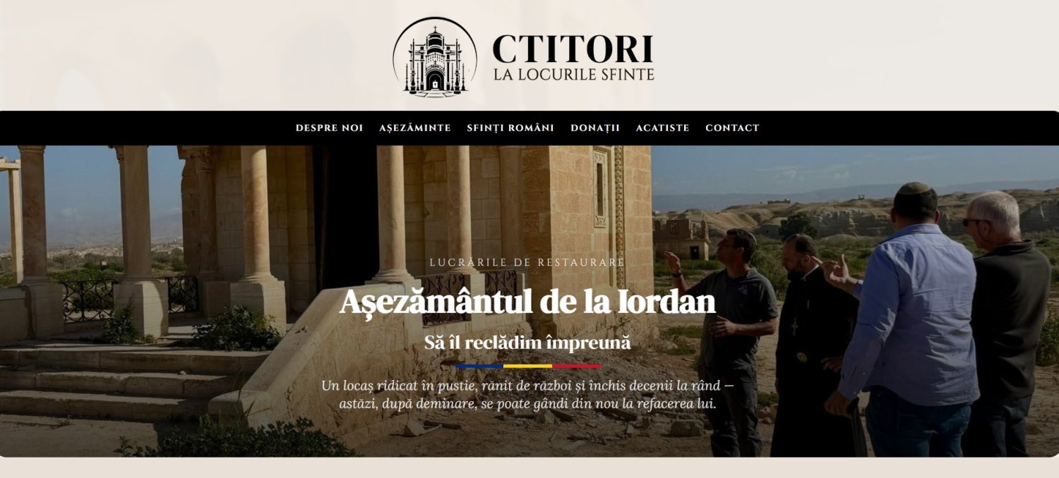 Susținere pentru lucrările de restaurare a Schitului românesc de la Iordan 367473