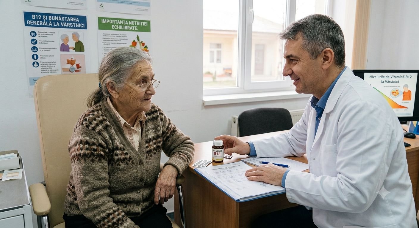 Vitamina B12 la vârstnici: de la deficit tăcut la prevenție responsabilă 367845