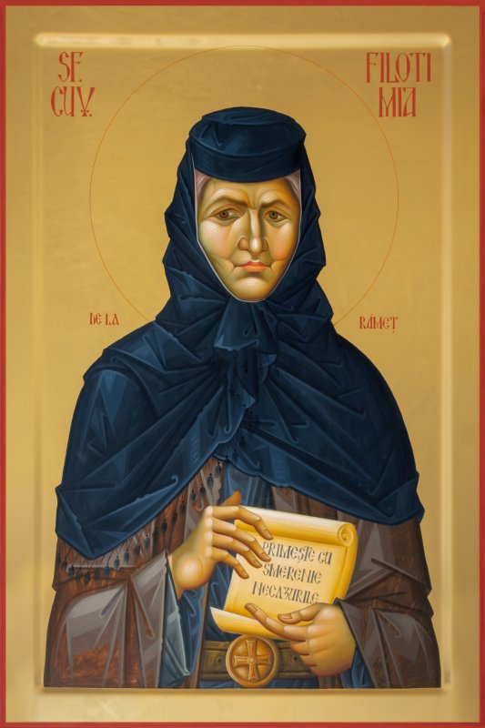 Sfânta Filotimia de la Râmeţ, model pentru mamele creştine contemporane 367635