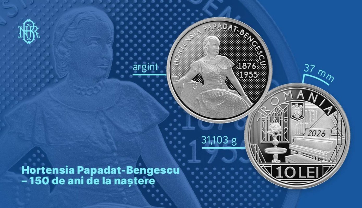 Monedă dedicată Hortensiei Papadat-Bengescu 369804