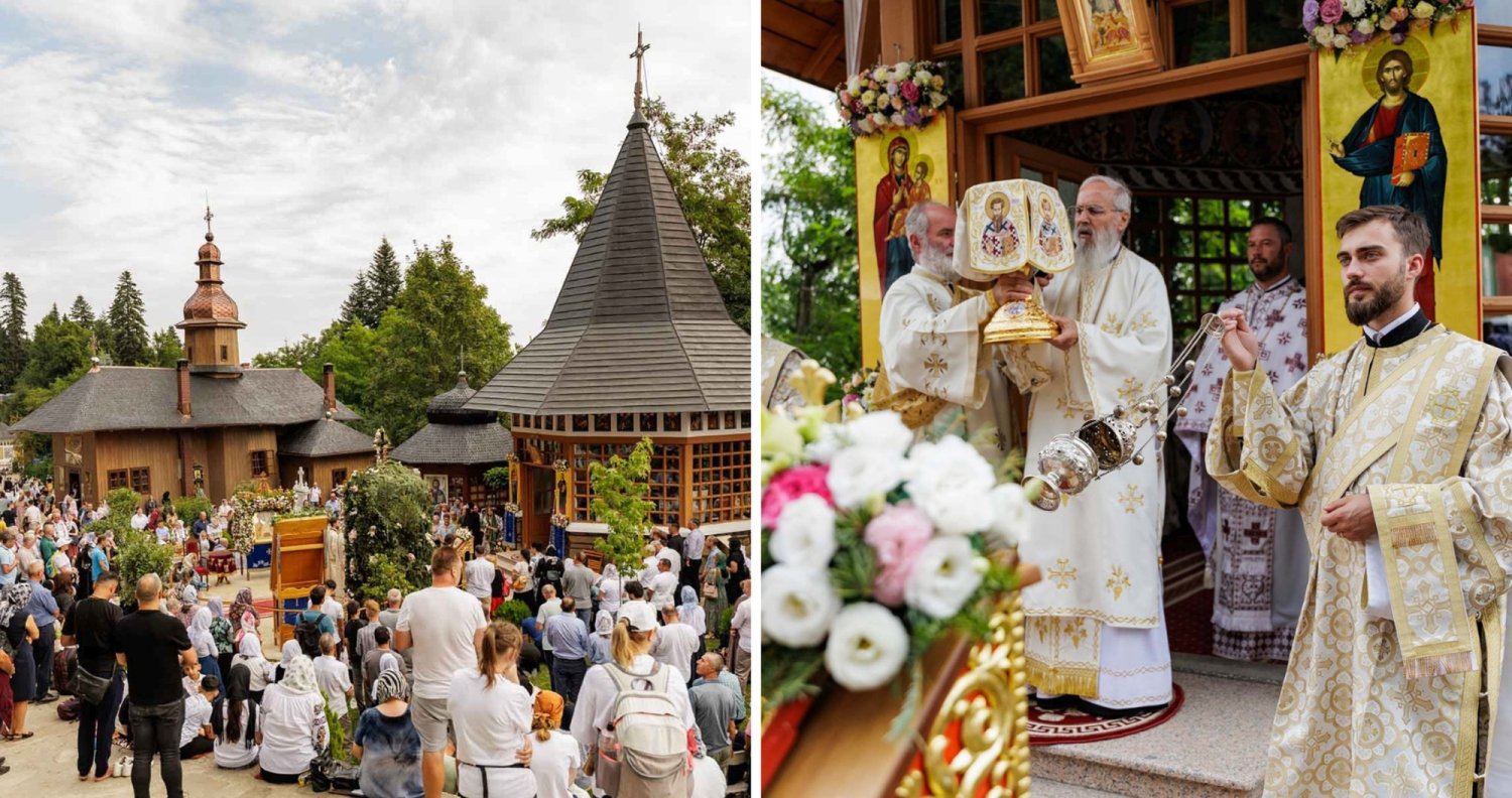 Prinos de laudă şi evlavie Sfintei Teodora de la Sihla la mănăstirea ei 370356