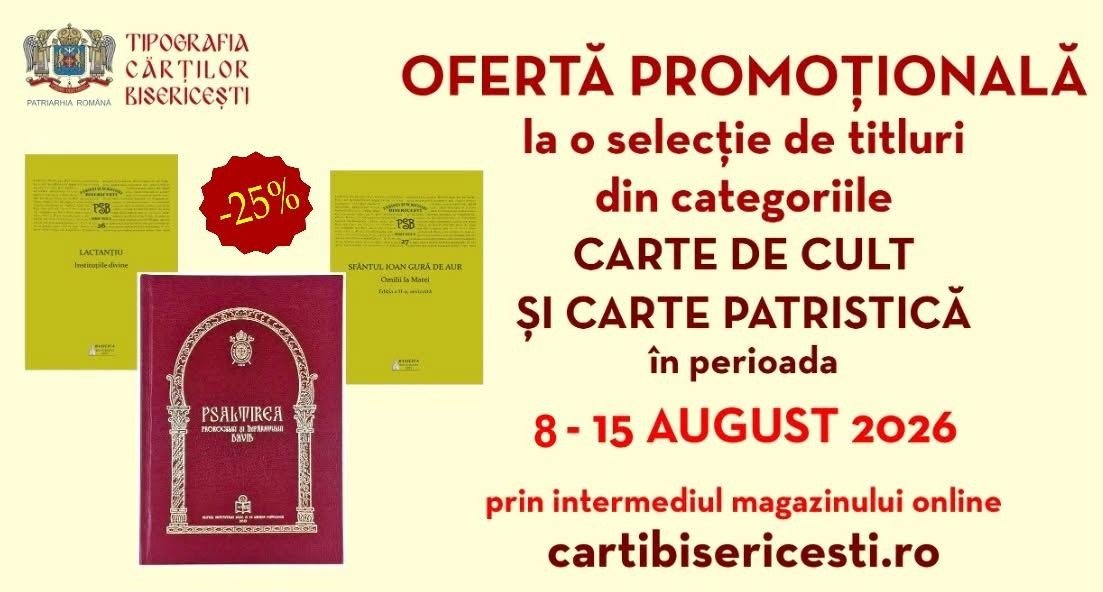 Cărți de teologie la preț redus, la Tipografia Cărților Bisericești 370590