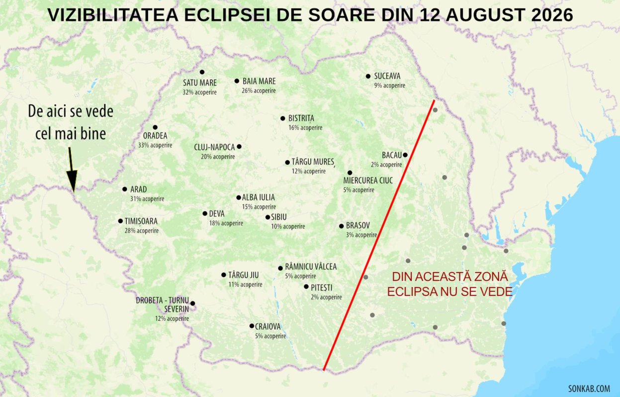  Eclipsă parţială de soare  în România 370627