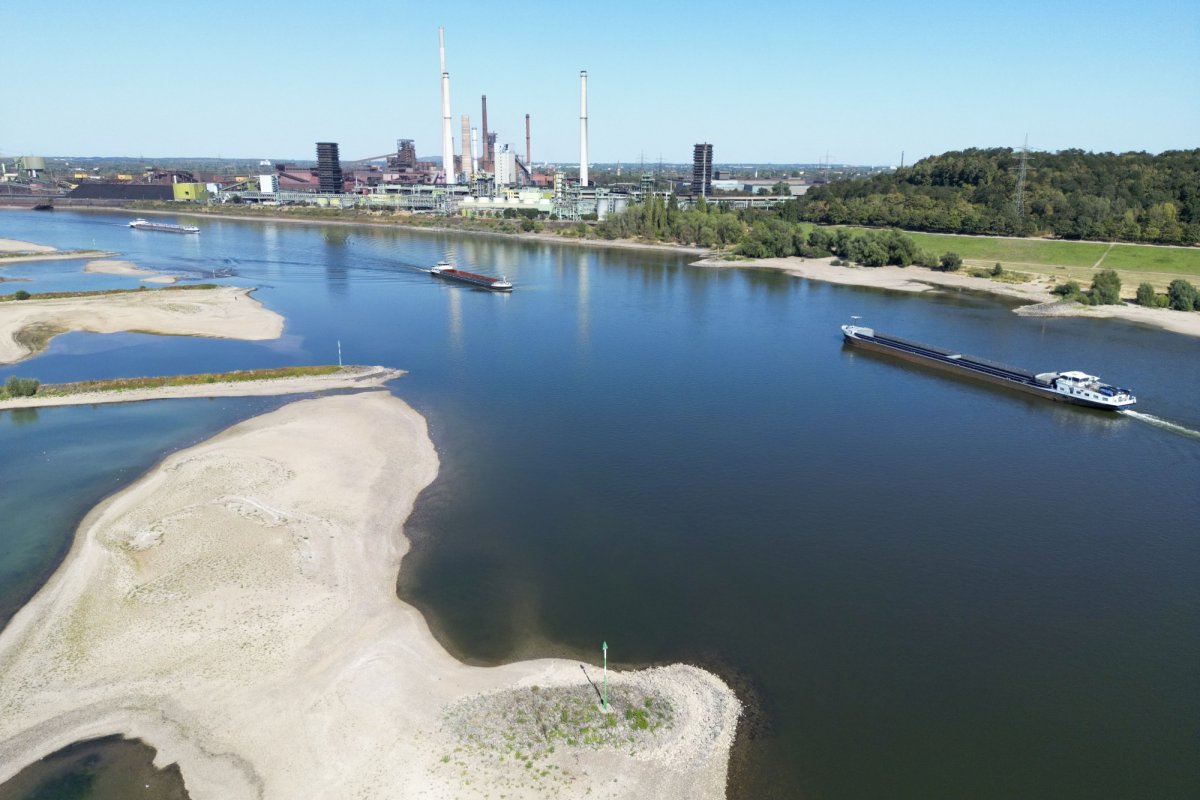 Industria germană, afectată de debitul Rinului 371224