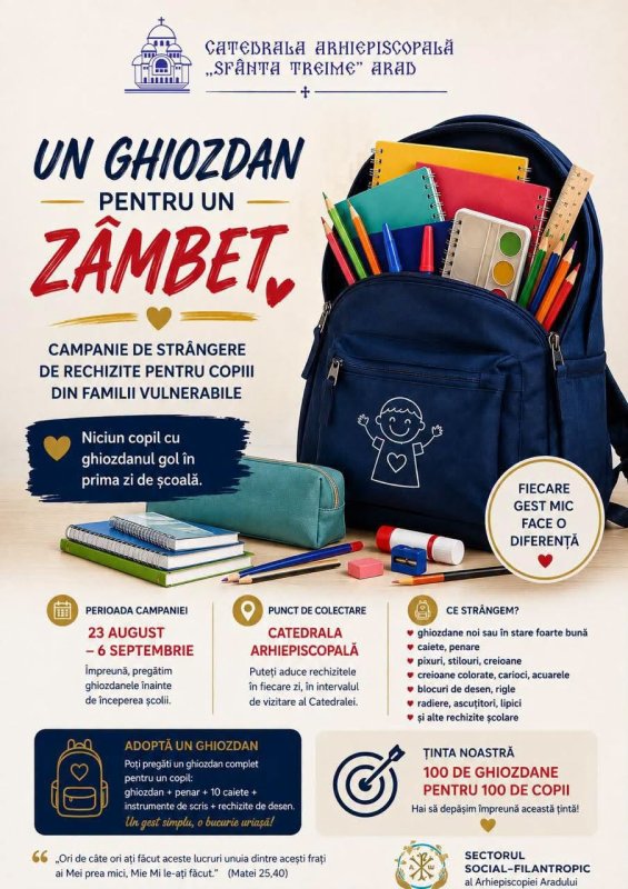 „Un ghiozdan pentru un zâmbet” la Arad 371619