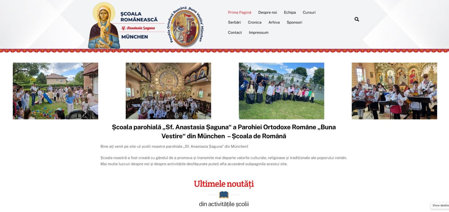 Școala parohială „Sfânta Anastasia Șaguna” din München are un nou site 372001