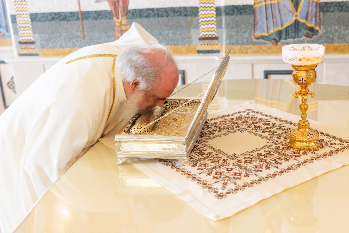 Patriarhul României a primit delegația Mănăstirii Cutlumuș, cu moaștele Sfintei Ana 372958