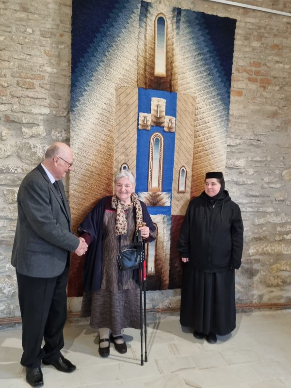 Domnița tapiseriei, Cela Neamțu, la Palatul Domnițelor de la Mănăstirea Frumoasa 373956