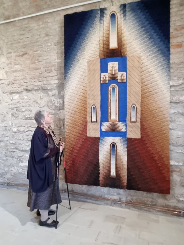 Domnița tapiseriei, Cela Neamțu, la Palatul Domnițelor de la Mănăstirea Frumoasa 373957