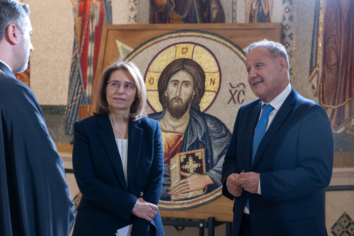 Primarul orașului Tesalonic, în vizită la Patriarhia Română 374863