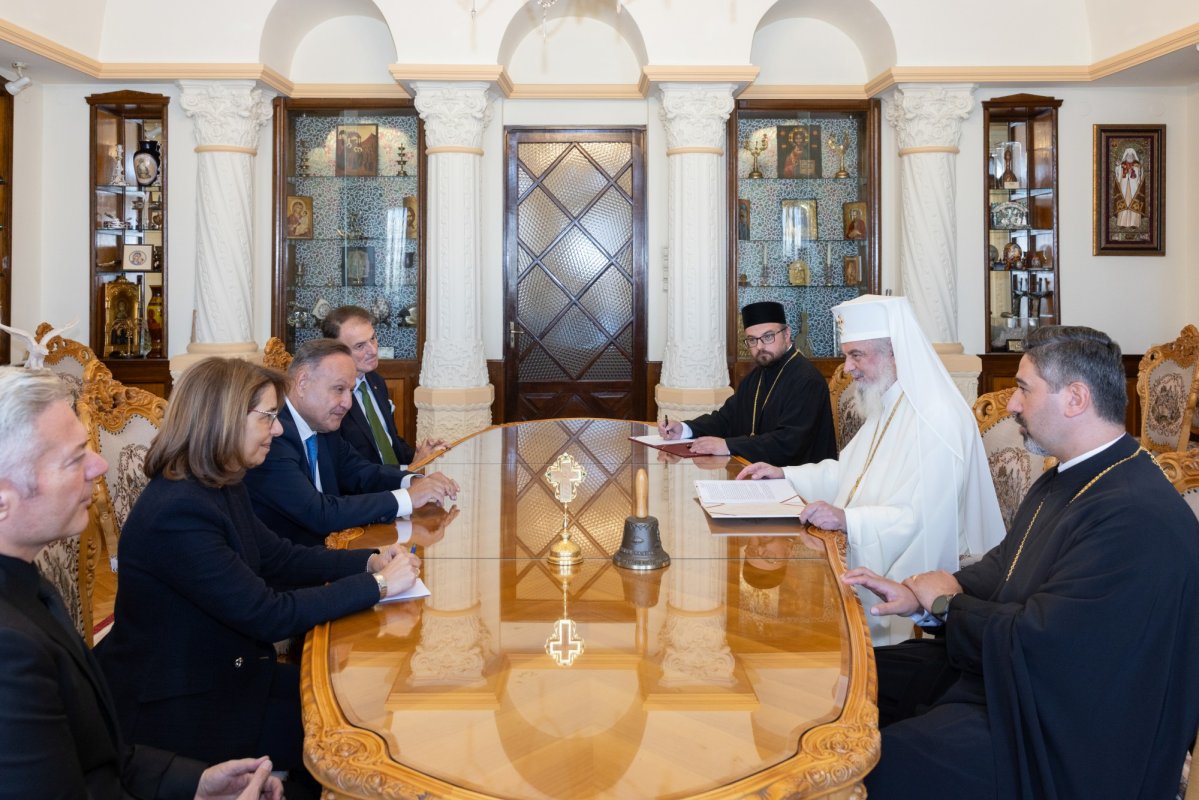 Primarul orașului Tesalonic, în vizită la Patriarhia Română 374867
