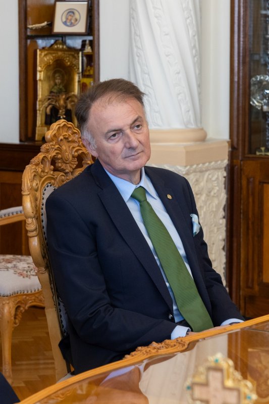 Primarul orașului Tesalonic, în vizită la Patriarhia Română 374869
