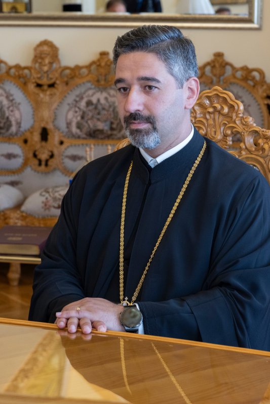 Primarul orașului Tesalonic, în vizită la Patriarhia Română 374870