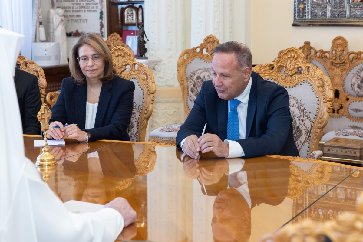 Primarul orașului Tesalonic, în vizită la Patriarhia Română 374871