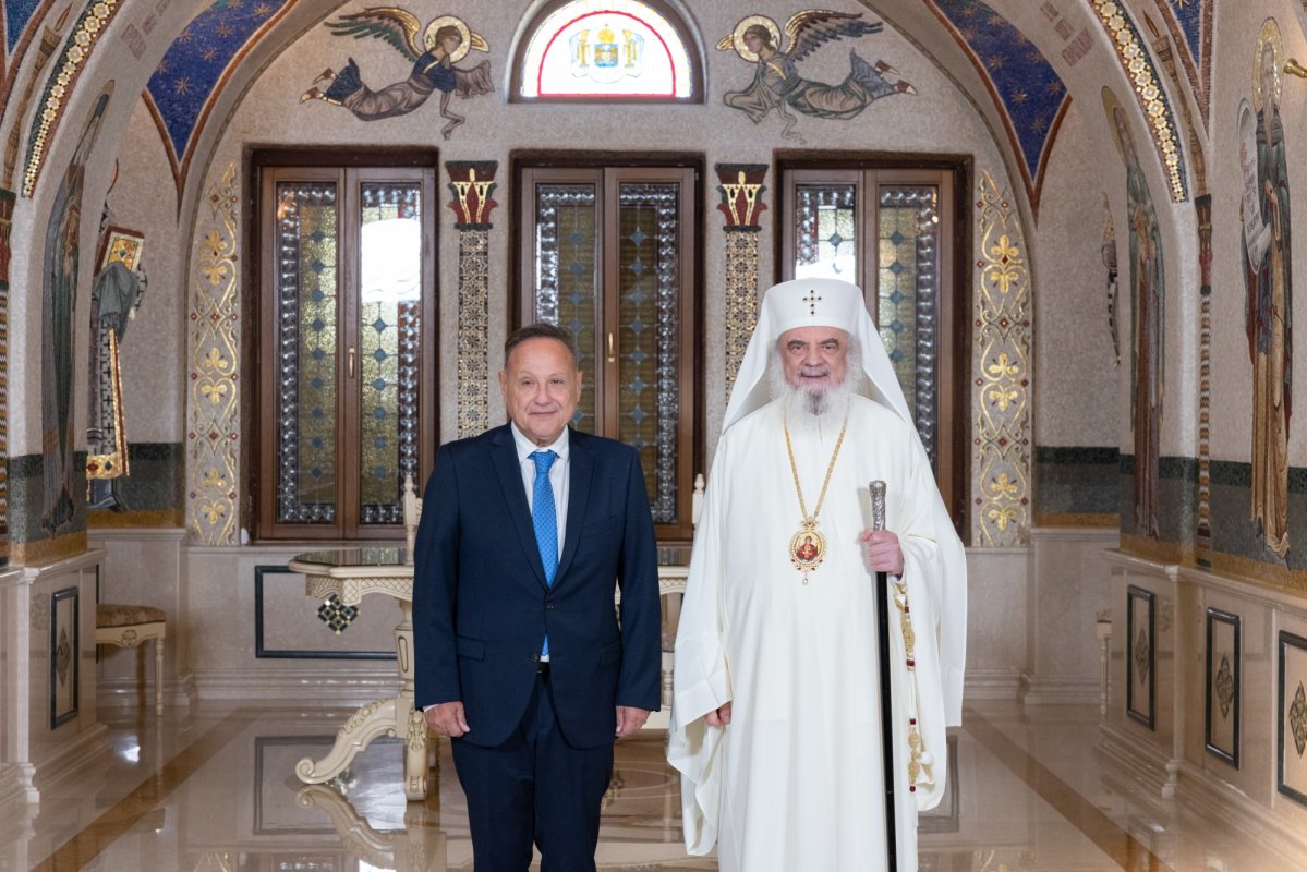 Primarul orașului Tesalonic, în vizită la Patriarhia Română 374874