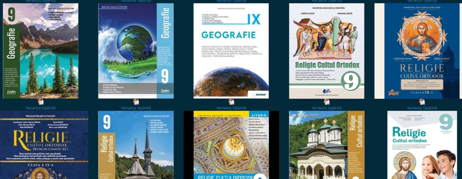 Manualele pentru clasa a IX-a, în format digital 377176