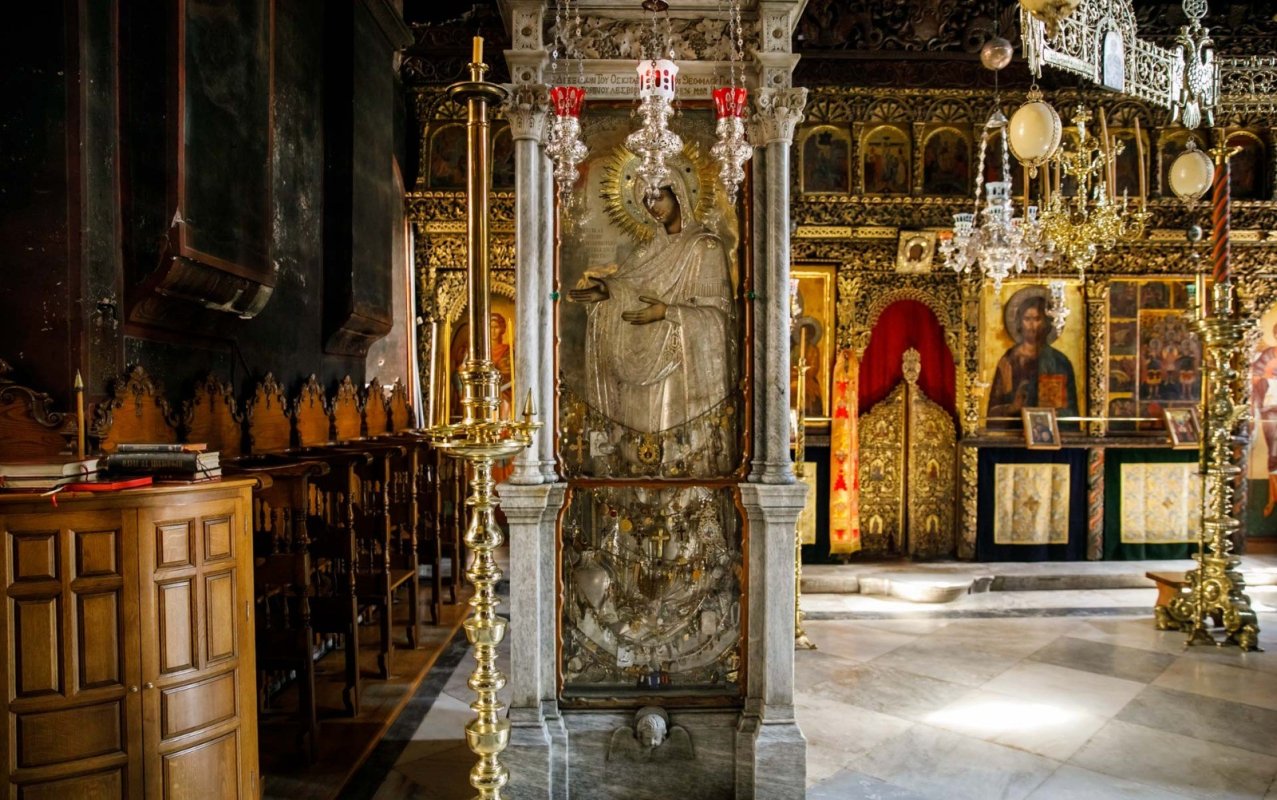 Icoana Maicii Domnului „Gherontissa”, la Mănăstirea Pantocrator din Teleorman 378667